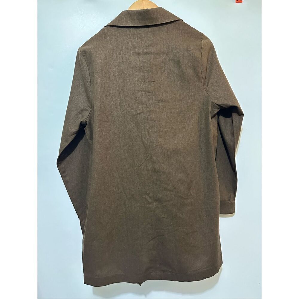 Brown Linen Short Set - Picture 6 of 9